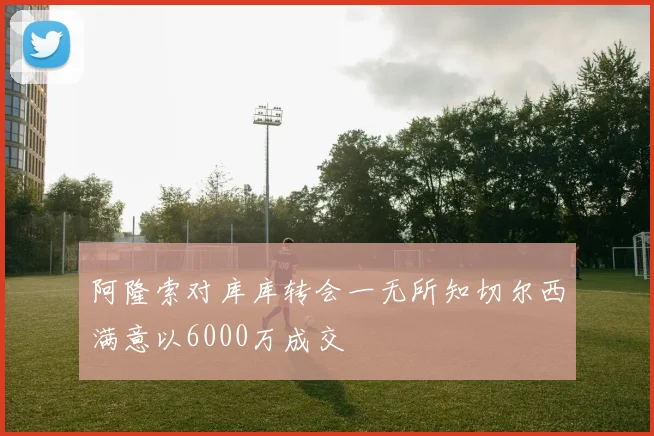 阿隆索对库库转会一无所知切尔西满意以6000万成交